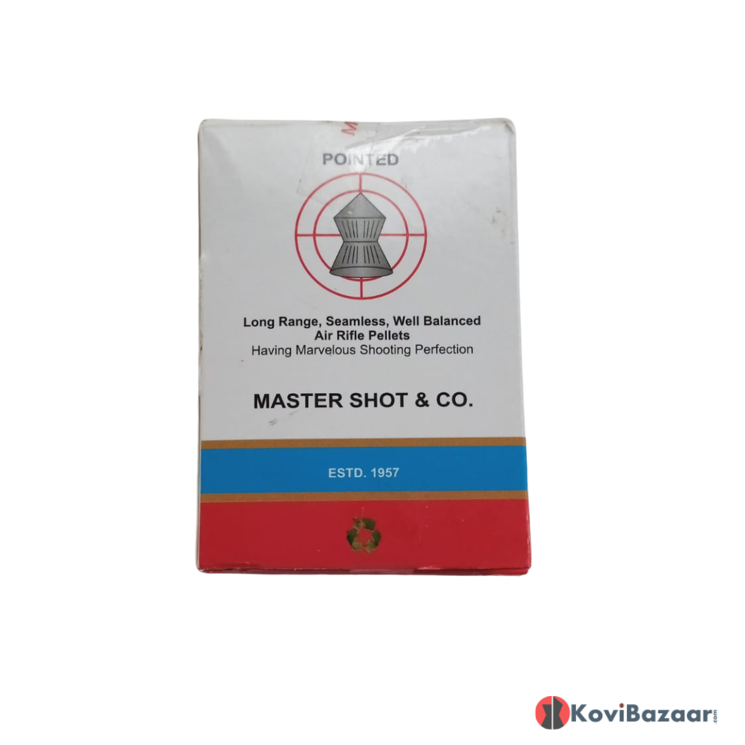 Master Shot Tornado Pointed  0.22(5.5mm) 500/Tin  Airguns Pellets