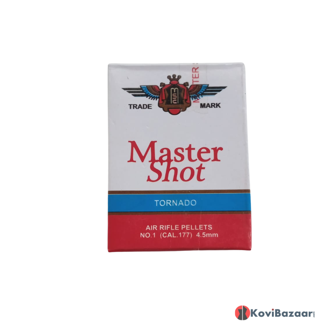 Master Shot Tornado Pointed  .177 (4.5mm) 500/Tin  Airguns Pellets